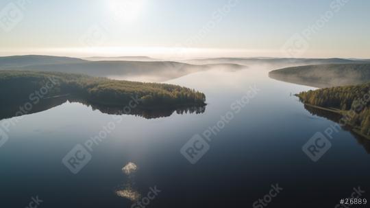Misty lake with forested peninsula at sunrise
  : Stock Photo or Stock Video Download rcfotostock photos, images and assets rcfotostock | RC Photo Stock.: