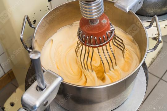 Mixing eggs in mixing machine. Bakery shop concept image  : Stock Photo or Stock Video Download rcfotostock photos, images and assets rcfotostock | RC Photo Stock.: