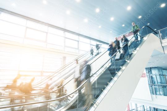 modern moving escalator at a Exhibition  : Stock Photo or Stock Video Download rcfotostock photos, images and assets rcfotostock | RC Photo Stock.: