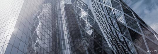 Modern office building skyscrapers with glass, banner size  : Stock Photo or Stock Video Download rcfotostock photos, images and assets rcfotostock | RC Photo Stock.: