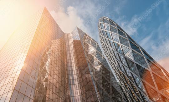 Modern office buildings skyscrapers in a business district  : Stock Photo or Stock Video Download rcfotostock photos, images and assets rcfotostock | RC Photo Stock.:
