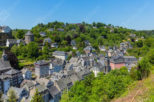 Monschau old town center with half-timbered houses  : Stock Photo or Stock Video Download rcfotostock photos, images and assets rcfotostock | RC Photo Stock.:
