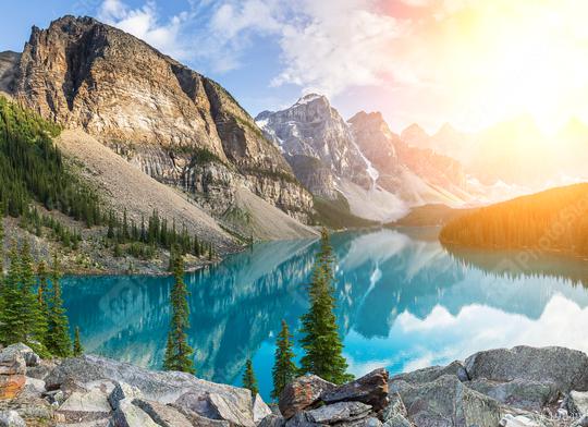 Moraine Lake in Banff National Park  : Stock Photo or Stock Video Download rcfotostock photos, images and assets rcfotostock | RC Photo Stock.: