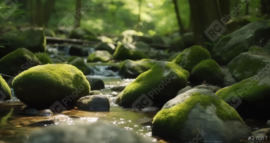 Mossy rocks in a serene forest creek with dappled sunlight
  : Stock Photo or Stock Video Download rcfotostock photos, images and assets rcfotostock | RC Photo Stock.: