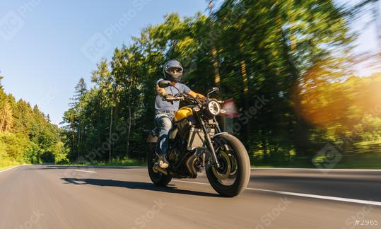 motorbike on the  Alpine highway riding. having fun driving the empty road on a motorcycle tour journey. copyspace for your individual text.  : Stock Photo or Stock Video Download rcfotostock photos, images and assets rcfotostock | RC Photo Stock.: