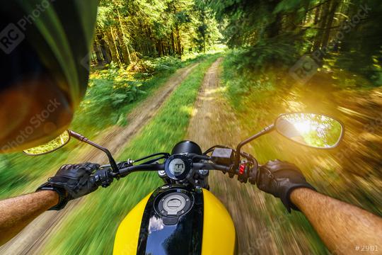 motorbike on the empty road riding and having fun on a motorcycle tour journey. copyspace for your individual text.  : Stock Photo or Stock Video Download rcfotostock photos, images and assets rcfotostock | RC Photo Stock.: