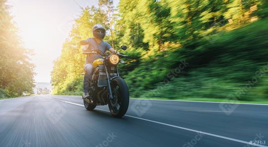 motorbike on the road riding and having fun on a motorcycle tour. copyspace for your individual text.  : Stock Photo or Stock Video Download rcfotostock photos, images and assets rcfotostock | RC Photo Stock.: