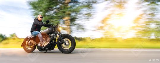 motorbike on the road riding. having fun driving the empty road on a motorcycle tour journey. copyspace for your individual text, banner size  : Stock Photo or Stock Video Download rcfotostock photos, images and assets rcfotostock | RC Photo Stock.: