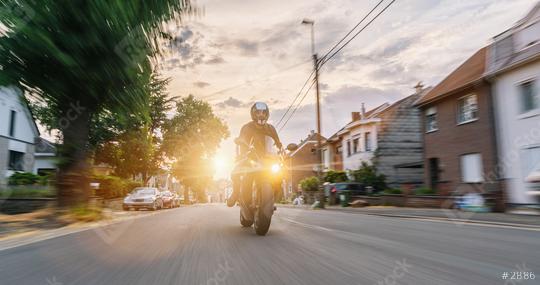 motorbike riding at a city road. driving on road on a motorcycle tour  : Stock Photo or Stock Video Download rcfotostock photos, images and assets rcfotostock | RC Photo Stock.: