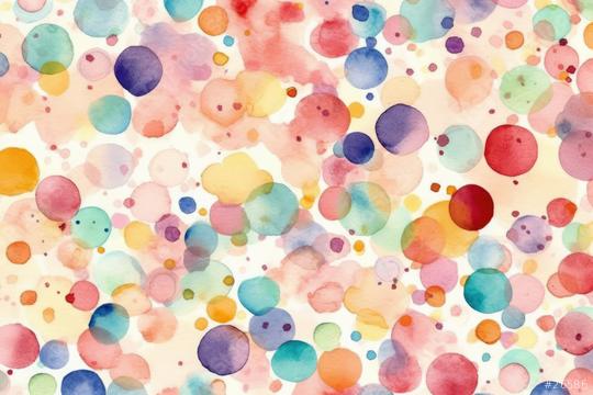 Multicolored watercolor bubbles and splotches on a light background  : Stock Photo or Stock Video Download rcfotostock photos, images and assets rcfotostock | RC Photo Stock.: