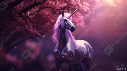 Mystical unicorn in a pink forest with glowing particles
  : Stock Photo or Stock Video Download rcfotostock photos, images and assets rcfotostock | RC Photo Stock.: