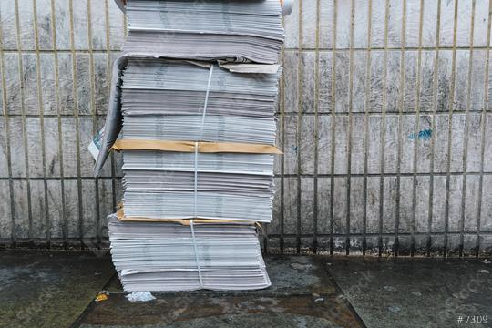 newspaper stack on street in london  : Stock Photo or Stock Video Download rcfotostock photos, images and assets rcfotostock | RC Photo Stock.: