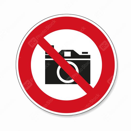 No cameras allowed. No taking pictures, no photographs, prohibition sign, on white background. Vector illustration. Eps 10 vector file.  : Stock Photo or Stock Video Download rcfotostock photos, images and assets rcfotostock | RC Photo Stock.:
