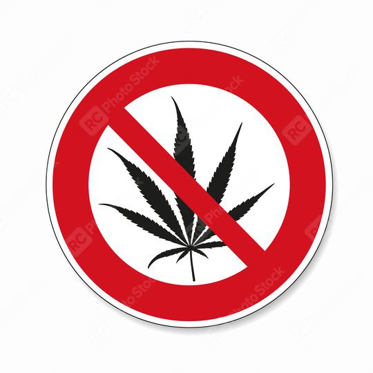 No cannabis. No marijuana Cannabis leaf, Marijuana (weed, hemp) is forbidden, prohibition sign, on white background. Vector illustration. Eps 10 vector file.  : Stock Photo or Stock Video Download rcfotostock photos, images and assets rcfotostock | RC Photo Stock.: