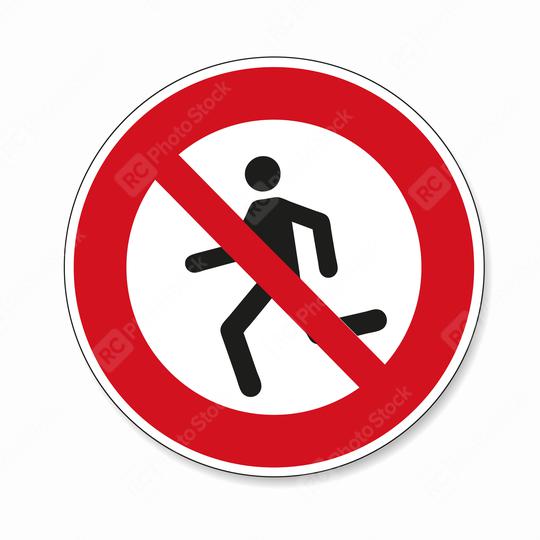 No run sign. Do not run in this area, prohibition sign on white background. Vector illustration. Eps 10 vector file.  : Stock Photo or Stock Video Download rcfotostock photos, images and assets rcfotostock | RC Photo Stock.: