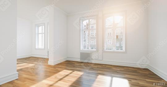 Oak parquet in old empty Berlin stucco room  : Stock Photo or Stock Video Download rcfotostock photos, images and assets rcfotostock | RC Photo Stock.: