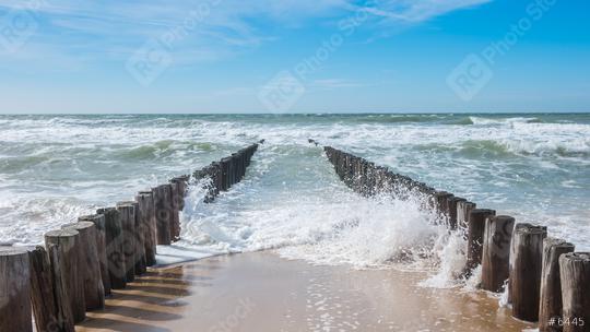 ocean view with breakwater and waves  : Stock Photo or Stock Video Download rcfotostock photos, images and assets rcfotostock | RC Photo Stock.: