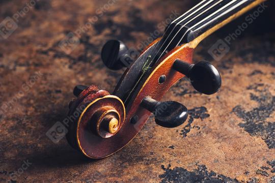 old antique stradivarius Violin head  : Stock Photo or Stock Video Download rcfotostock photos, images and assets rcfotostock | RC Photo Stock.: