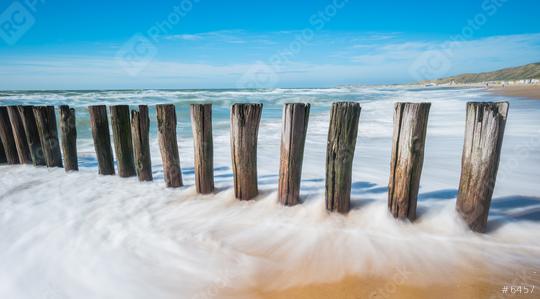 old breakwater in sea waves at domburg, Netherlands  : Stock Photo or Stock Video Download rcfotostock photos, images and assets rcfotostock | RC Photo Stock.: