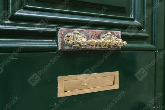 old door with letter box  : Stock Photo or Stock Video Download rcfotostock photos, images and assets rcfotostock | RC Photo Stock.: