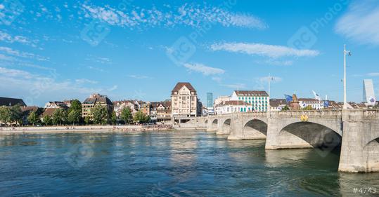 old town of Basel with bridge over the rhine river, Switzerland  : Stock Photo or Stock Video Download rcfotostock photos, images and assets rcfotostock | RC Photo Stock.: