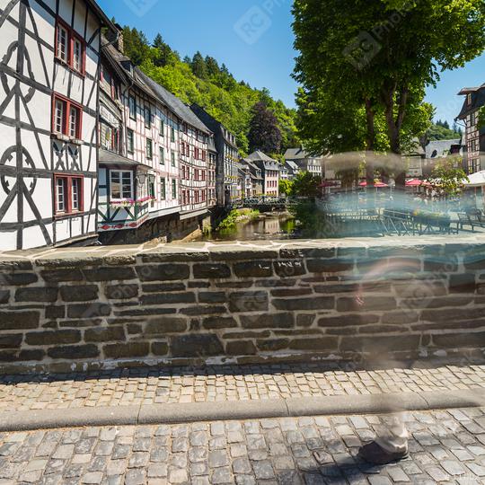 Old Town of Monschau at summer  : Stock Photo or Stock Video Download rcfotostock photos, images and assets rcfotostock | RC Photo Stock.: