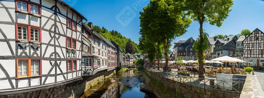 Old Town of Monschau panorama  : Stock Photo or Stock Video Download rcfotostock photos, images and assets rcfotostock | RC Photo Stock.: