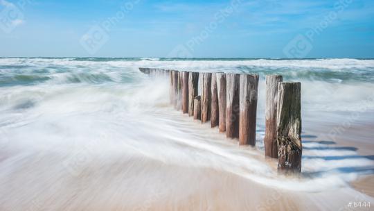 old wooden breakwater in North sea  : Stock Photo or Stock Video Download rcfotostock photos, images and assets rcfotostock | RC Photo Stock.: