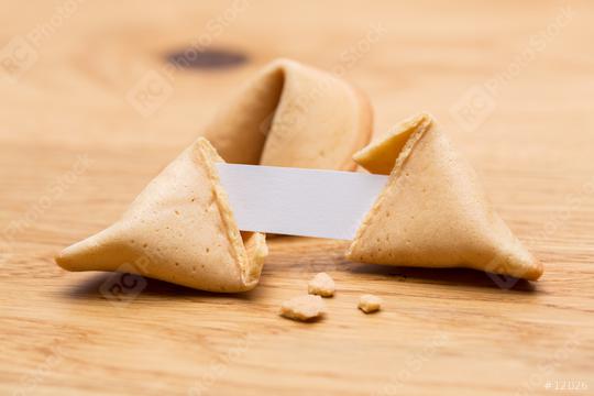 open fortune cookie with note  : Stock Photo or Stock Video Download rcfotostock photos, images and assets rcfotostock | RC Photo Stock.: