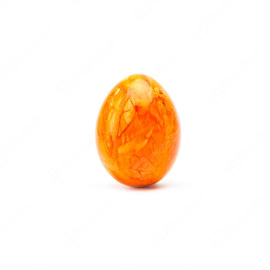 orange easter egg on white  : Stock Photo or Stock Video Download rcfotostock photos, images and assets rcfotostock | RC Photo Stock.:
