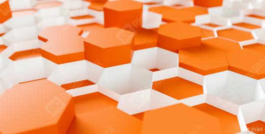 orange Hexagon Background - 3D rendering - Illustration   : Stock Photo or Stock Video Download rcfotostock photos, images and assets rcfotostock | RC Photo Stock.:
