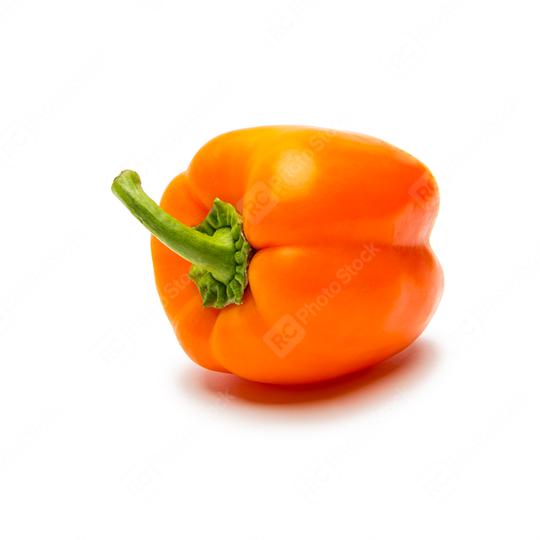 Orange Paprika on white  : Stock Photo or Stock Video Download rcfotostock photos, images and assets rcfotostock | RC Photo Stock.: