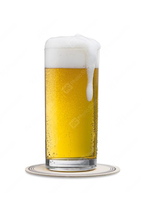 overflowing beer glass on a beermat  : Stock Photo or Stock Video Download rcfotostock photos, images and assets rcfotostock | RC Photo Stock.: