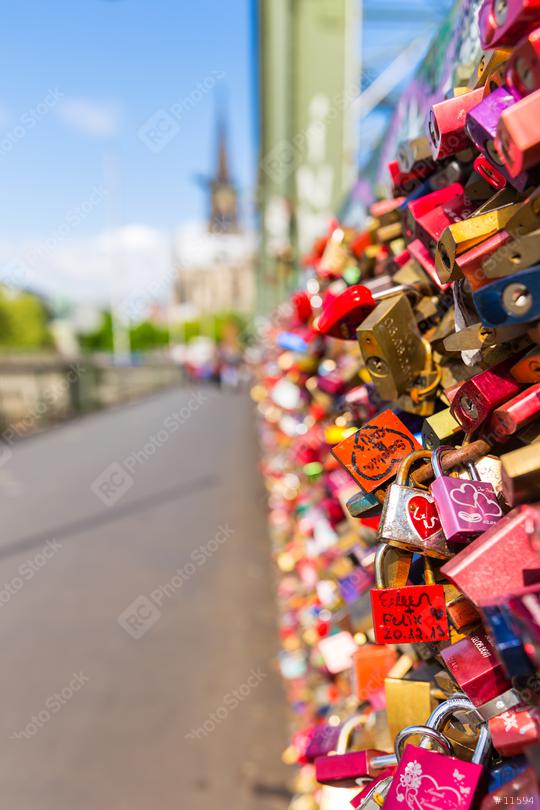 padlocks in cologne at the Hohenzollern Bridge  : Stock Photo or Stock Video Download rcfotostock photos, images and assets rcfotostock | RC Photo Stock.:
