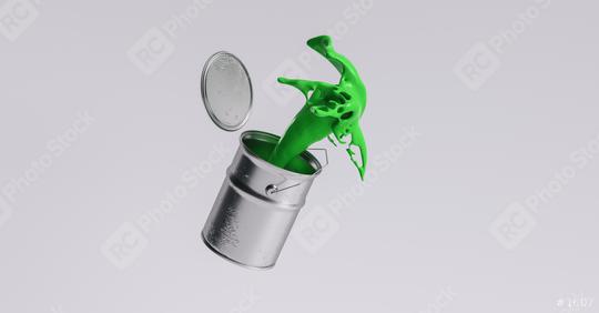 paint can splashing green bright color, renovation concept image  : Stock Photo or Stock Video Download rcfotostock photos, images and assets rcfotostock | RC Photo Stock.: