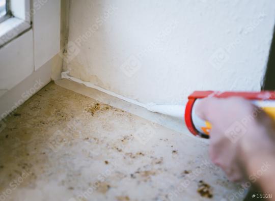 Painter working with paint roller and brushes to paint the room  : Stock Photo or Stock Video Download rcfotostock photos, images and assets rcfotostock | RC-Photo-Stock.: