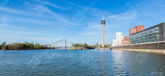 Panorama of Dusseldorf media harbor  : Stock Photo or Stock Video Download rcfotostock photos, images and assets rcfotostock | RC Photo Stock.:
