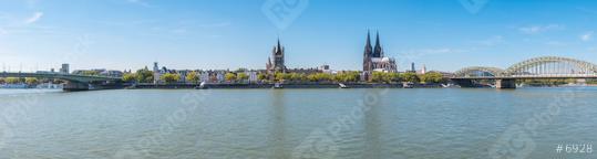 Panoramic image of Cologne with Cologne Cathedral at summer  : Stock Photo or Stock Video Download rcfotostock photos, images and assets rcfotostock | RC Photo Stock.: