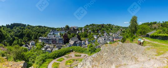 panoramic view from the Kierberg of Monschau  : Stock Photo or Stock Video Download rcfotostock photos, images and assets rcfotostock | RC Photo Stock.: