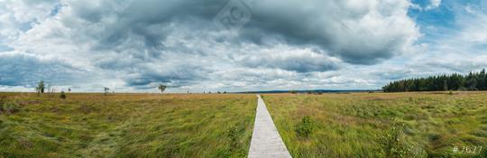Panoramic view of the recreation area high Venn (Hautes fagnes) at the Eifel in belgium at a cloudy day   : Stock Photo or Stock Video Download rcfotostock photos, images and assets rcfotostock | RC Photo Stock.:
