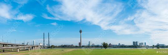 panoramic view on the town of Dusseldorf at summer  : Stock Photo or Stock Video Download rcfotostock photos, images and assets rcfotostock | RC Photo Stock.: