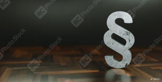 Paragraph signs Symbol of Law and Justice in a black room, with copy space for individual text  : Stock Photo or Stock Video Download rcfotostock photos, images and assets rcfotostock | RC Photo Stock.: