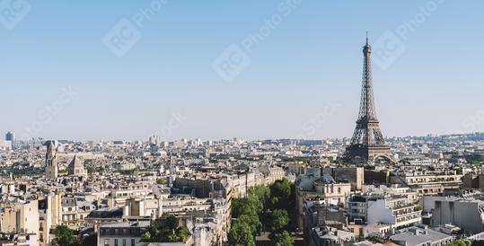 Paris - France. View from Arch of Triumph  : Stock Photo or Stock Video Download rcfotostock photos, images and assets rcfotostock | RC Photo Stock.: