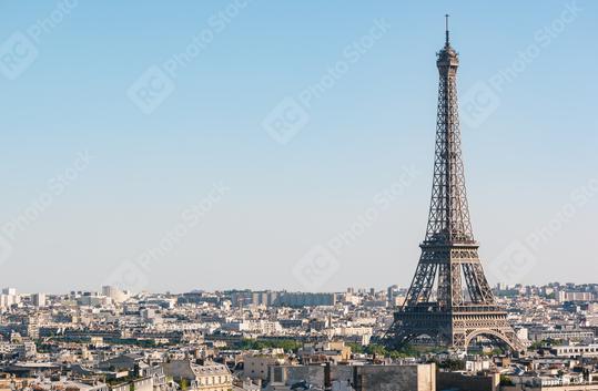 Paris Eiffel Tower, copyspace for your individual text.  : Stock Photo or Stock Video Download rcfotostock photos, images and assets rcfotostock | RC Photo Stock.: