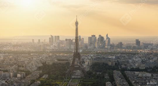 Paris skyline sunset from the Montparnass tower  : Stock Photo or Stock Video Download rcfotostock photos, images and assets rcfotostock | RC Photo Stock.: