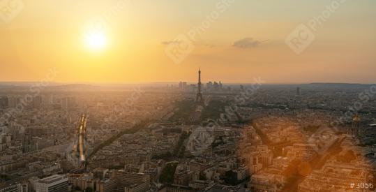Paris Skyline sunset panorama  : Stock Photo or Stock Video Download rcfotostock photos, images and assets rcfotostock | RC Photo Stock.: