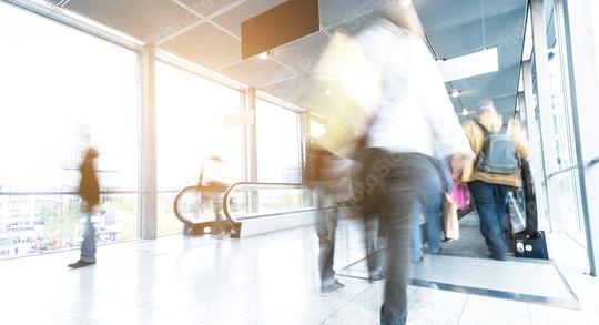 People in motion at a airport corridor  : Stock Photo or Stock Video Download rcfotostock photos, images and assets rcfotostock | RC Photo Stock.: