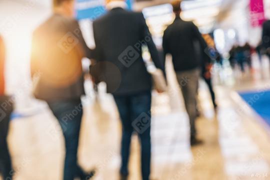 people walking in trade fair Intentionally blurred background  : Stock Photo or Stock Video Download rcfotostock photos, images and assets rcfotostock | RC Photo Stock.: