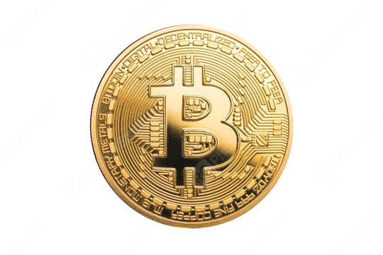 physical bitcoin isolated on white background  : Stock Photo or Stock Video Download rcfotostock photos, images and assets rcfotostock | RC Photo Stock.: