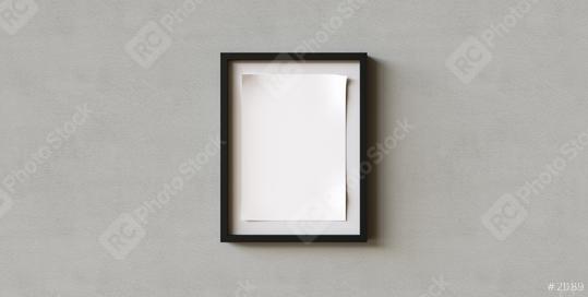 picture frame template mock-up with mat in front of a concrete wall, copyspace for your individual text.  : Stock Photo or Stock Video Download rcfotostock photos, images and assets rcfotostock | RC Photo Stock.: